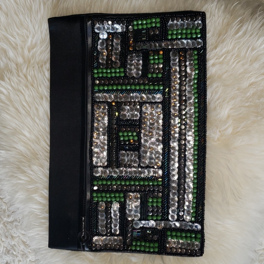BCBG Maxazria Sequin Evening / Special Occassion Clutch New
